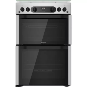 HOTPOINT HDM67G0CCX 60 cm Gas Cooker - Stainless Steel