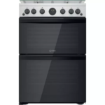 INDESIT Flame Control ID67G0MCX 60 cm Gas Cooker - Inox