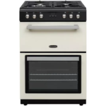 MONTPELLIER MMRDF60FC 60 cm Dual Fuel Cooker - Cream & Silver