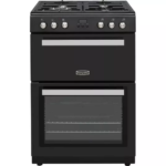 MONTPELLIER MMRDF60FK 60 cm Dual Fuel Cooker - Black & Silver