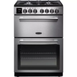 RANGEMASTER Professional Plus PROPL60DFFSS C 60 cm Dual Fuel Cooker - Stainless Steel & Chrome