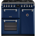 STOVES Richmond Deluxe D900DF 90 cm Dual Fuel Range Cooker - Blue & Chrome