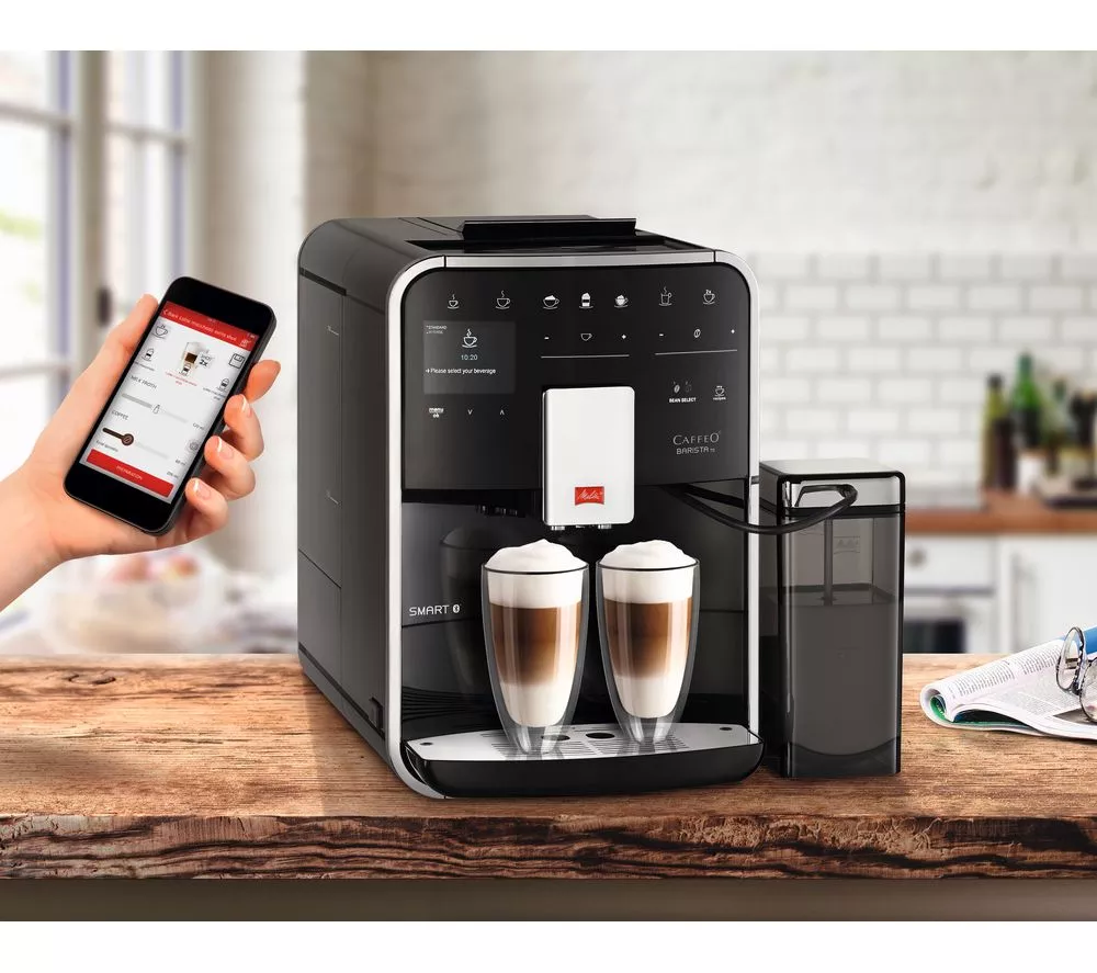 MELITTA Caffeo Barista TS F85 0-102 Smart Bean to Cup Coffee Machine - Black