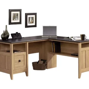 TEKNIK Home Study L-shaped Office Desk - Slate