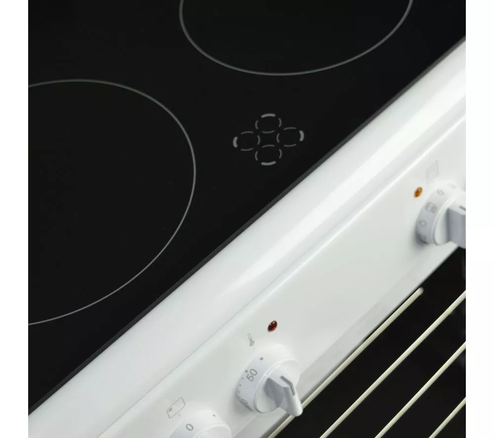AMICA AFC1530WH 50 cm Electric Ceramic Cooker - White - Image 7