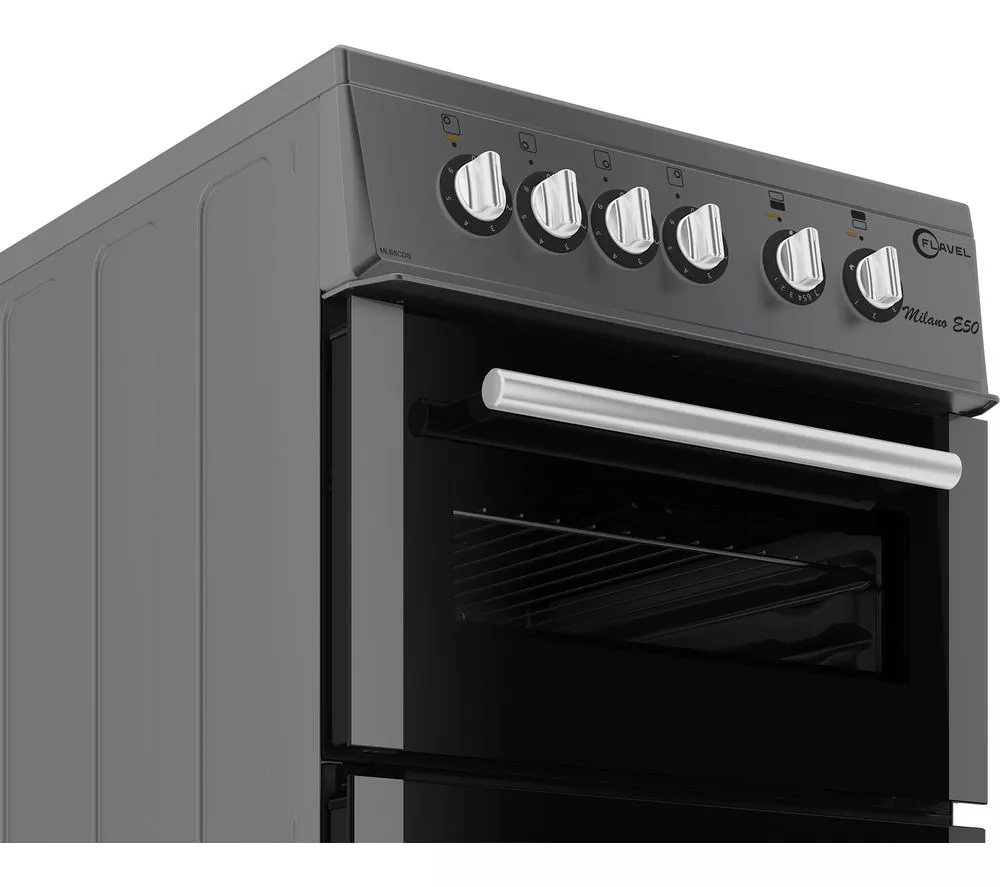 FLAVEL MLB7CDS 50 cm Electric Ceramic Cooker - Silver