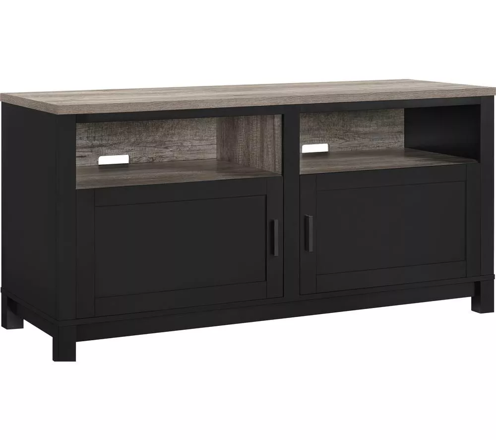 DOREL HOME 1753296PCOMUK Carver 1359 mm TV Stand - Black & Brown