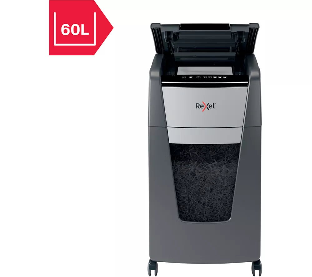REXEL Optimum AutoFeed+ 225M Micro Cut Paper Shredder - Image 3