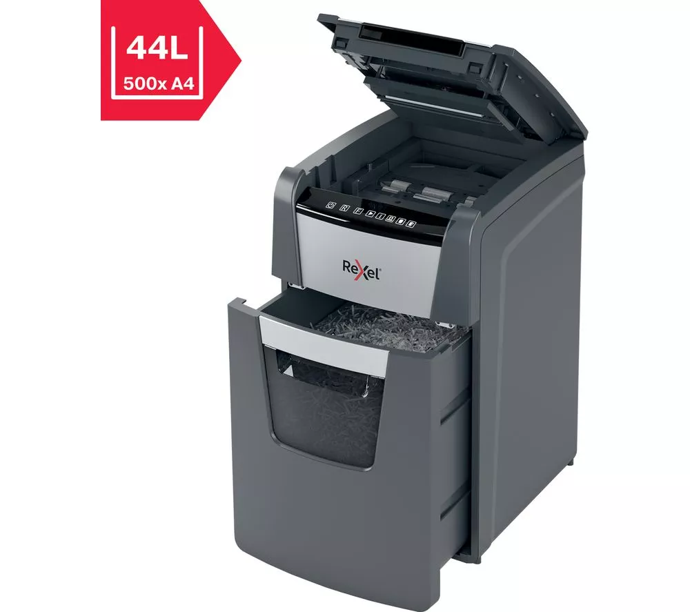REXEL Optimum AutoFeed+ 150M Micro Cut Paper Shredder - Image 5