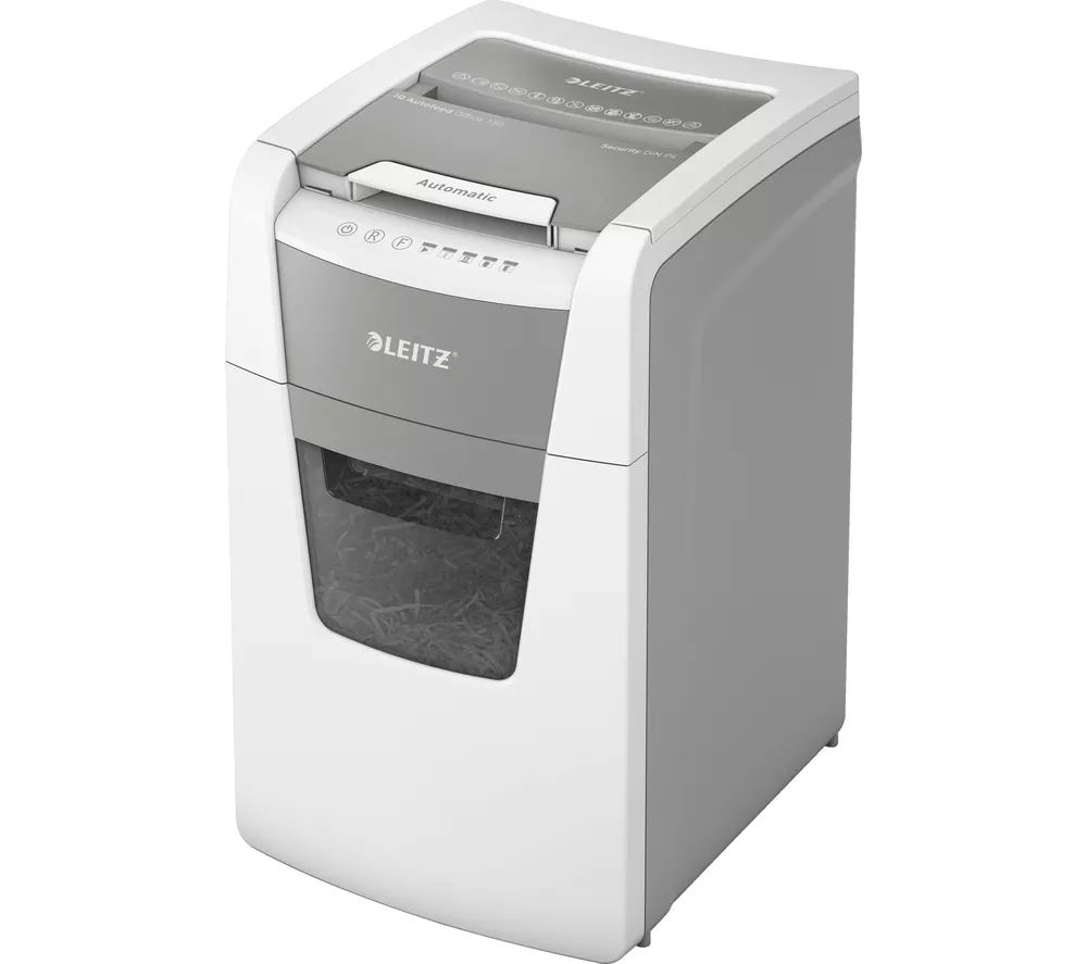 LEITZ IQ AutoFeed Office 150 P4 Cross Cut Paper Shredder