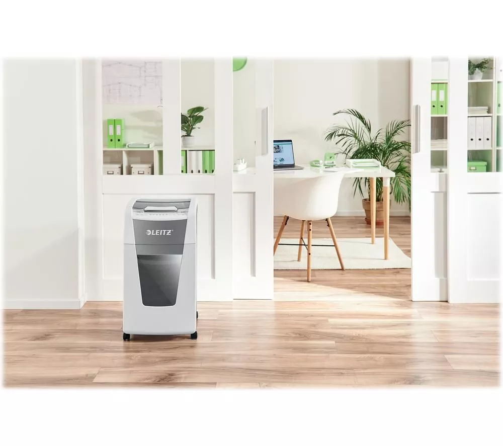 LEITZ IQ AutoFeed Office 300 P4 Cross Cut Paper Shredder - Image 10