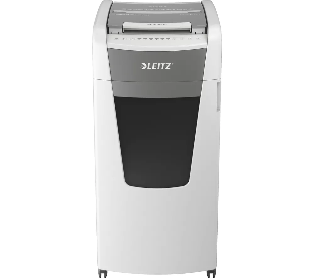 LEITZ IQ AutoFeed Office Pro 600 P4 Cross Cut Paper Shredder - Image 3