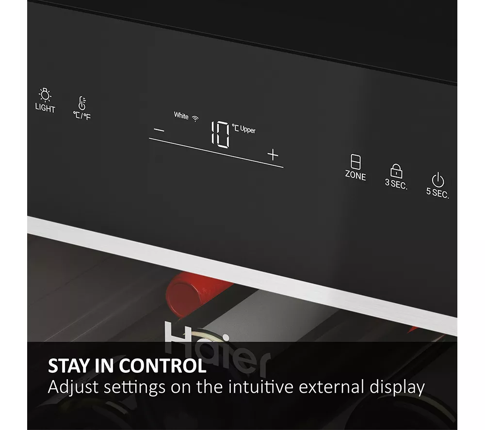 HAIER HWS49GA Wine Cooler - Black - Image 8