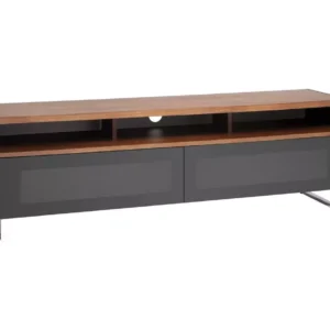 AVF Panorama Plus PM160WBX 1600 mm TV Stand – Black & Walnut