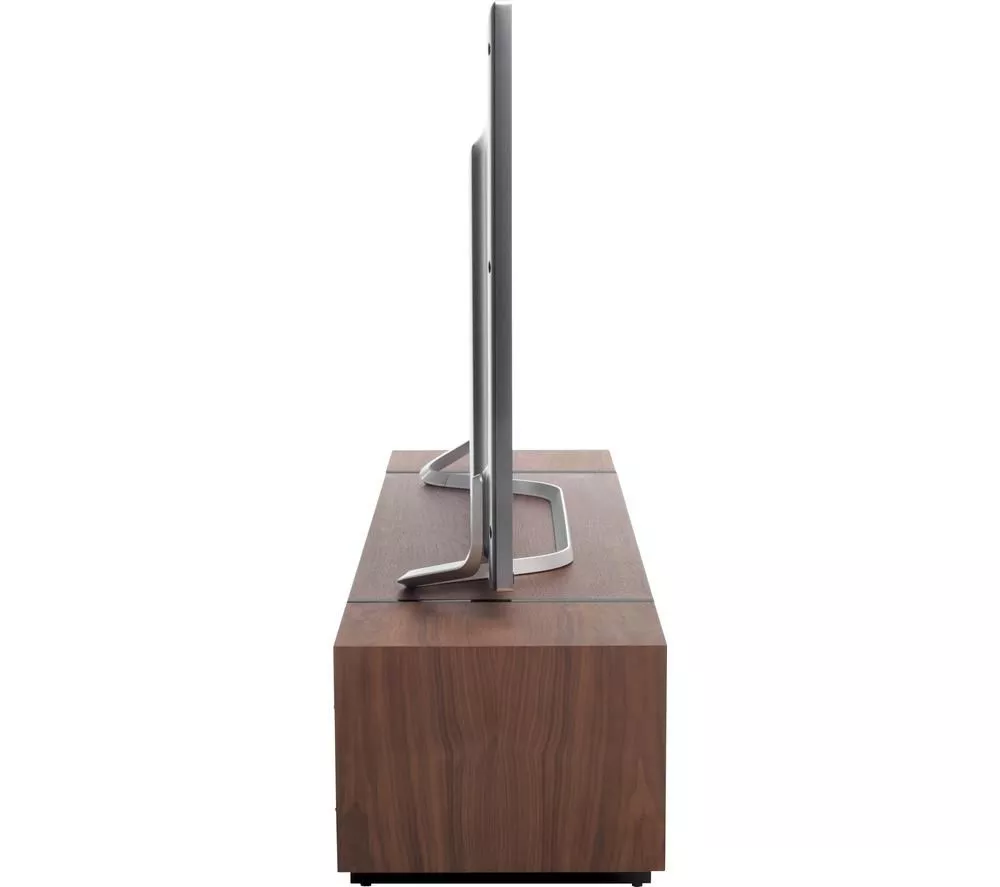 AVF Edge ED160W 1600 mm TV Stand – Walnut & Black - Image 3