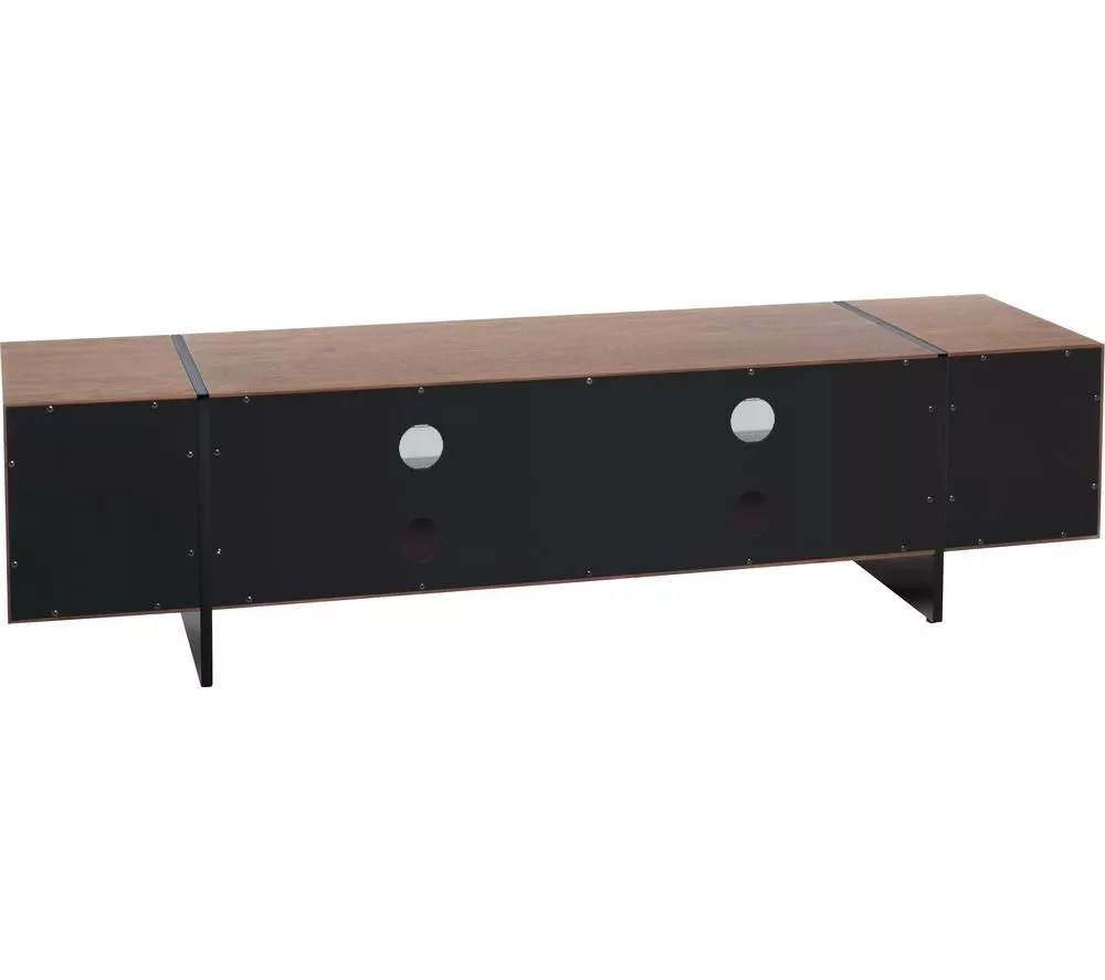 AVF Edge ED160W 1600 mm TV Stand – Walnut & Black - Image 6