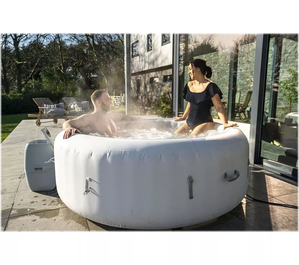 LAY-Z-SPA Paris AirJet Inflatable Hot Tub - White