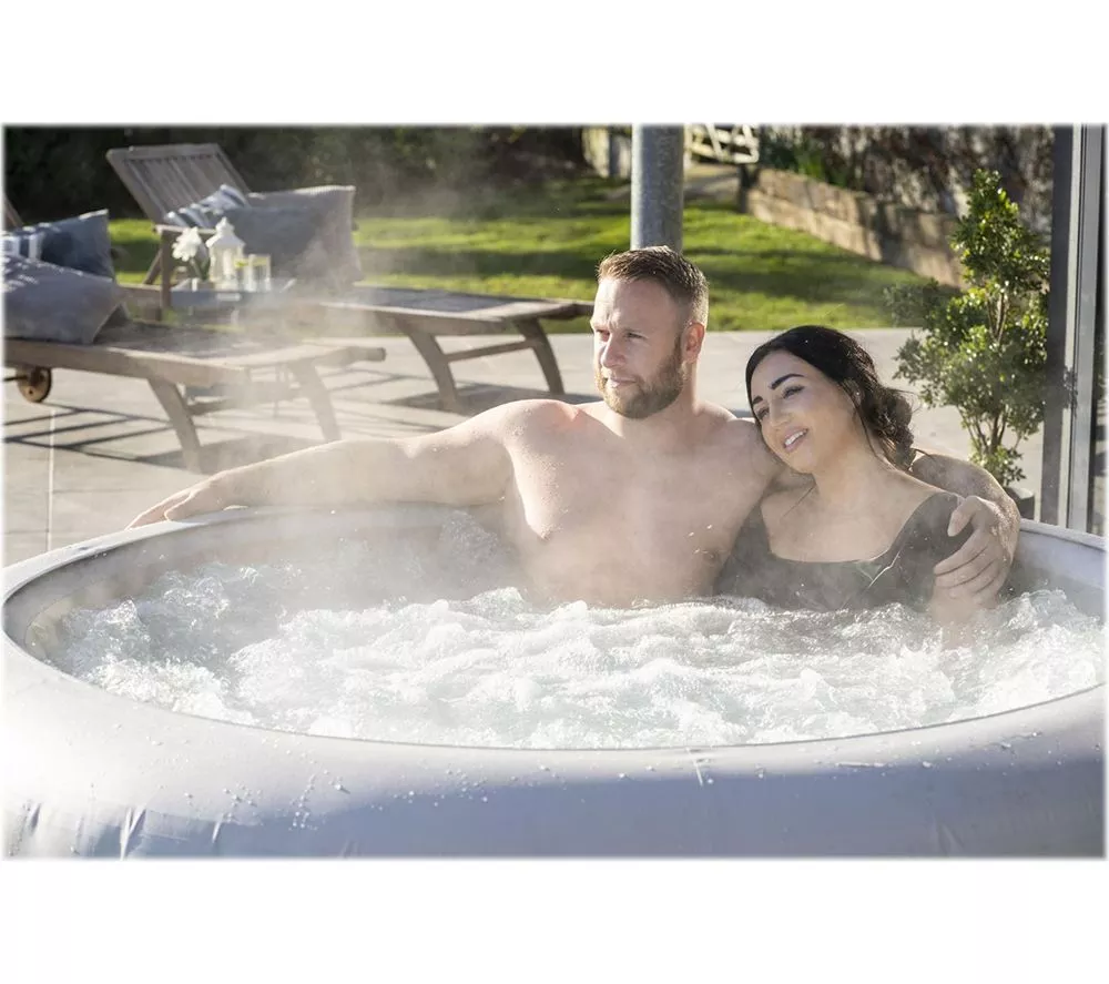 LAY-Z-SPA Paris AirJet Inflatable Hot Tub - White