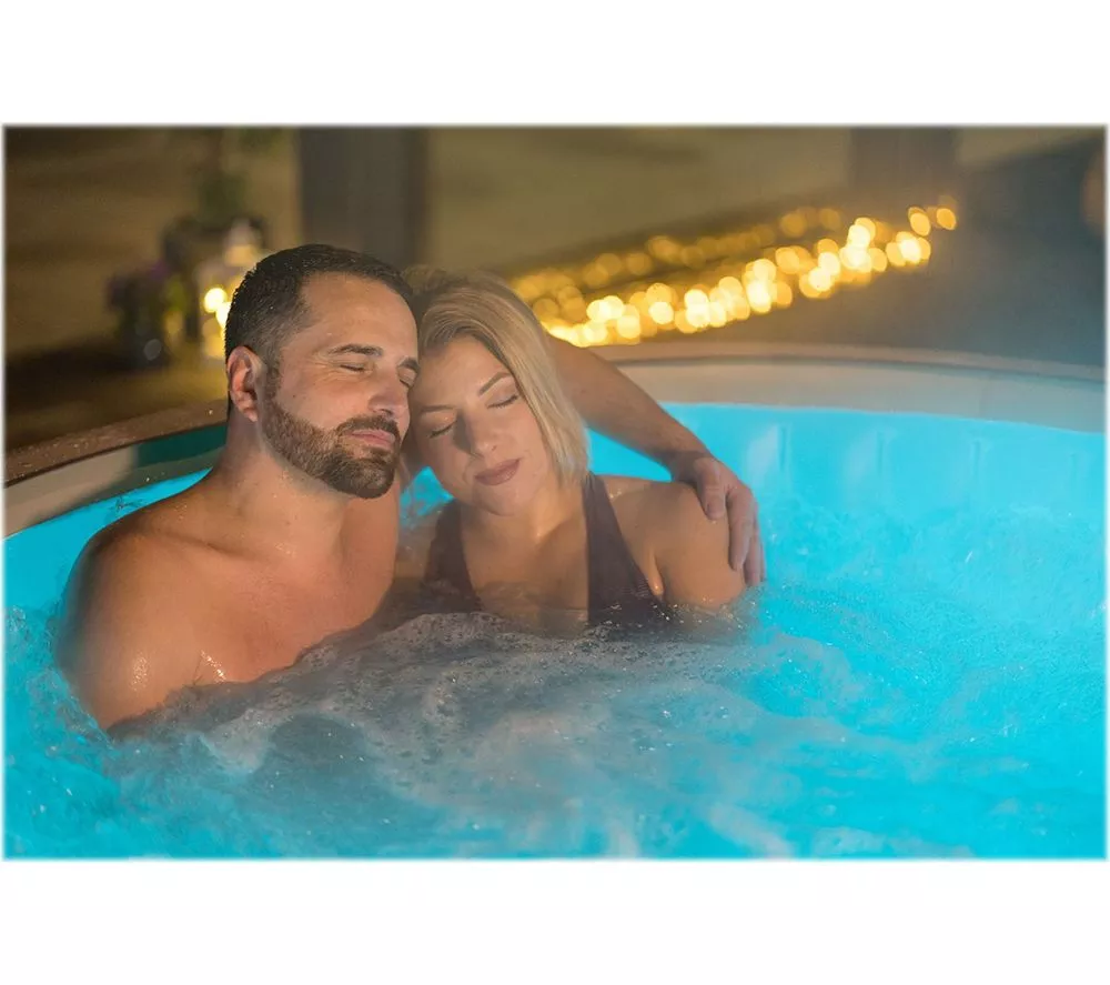 LAY-Z-SPA Paris AirJet Inflatable Hot Tub - White