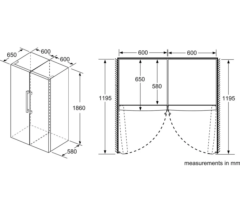 BOSCH Series 4 KSV36VLEP Tall Fridge - Inox - Image 7