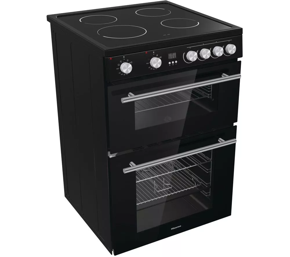 HISENSE HDE3211BBUK 60 cm Electric Ceramic Cooker - Black - Image 4