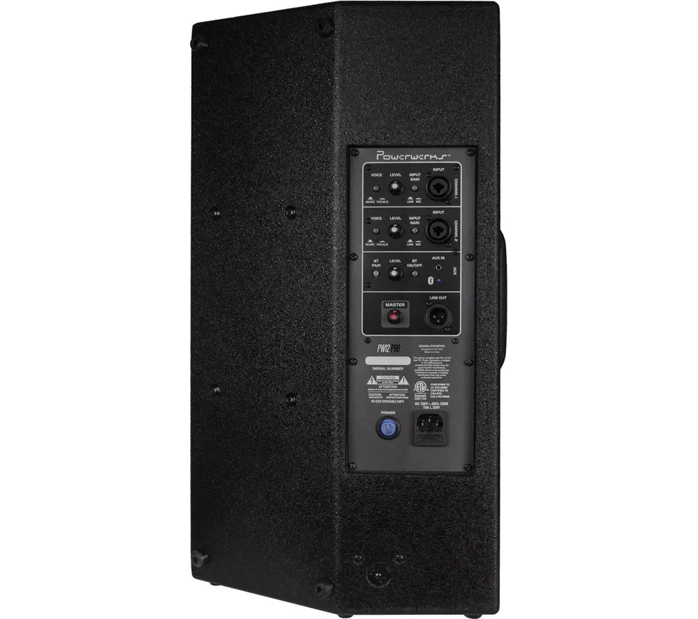 POWERWERKS 12" Pro Bluetooth Speaker - Black - Image 10