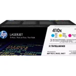 HP Original 410X Cyan  Magenta & Yellow Toner Cartridges - Multipack