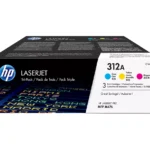HP Original 312A Cyan  Magenta & Yellow Toner Cartridges - Multipack