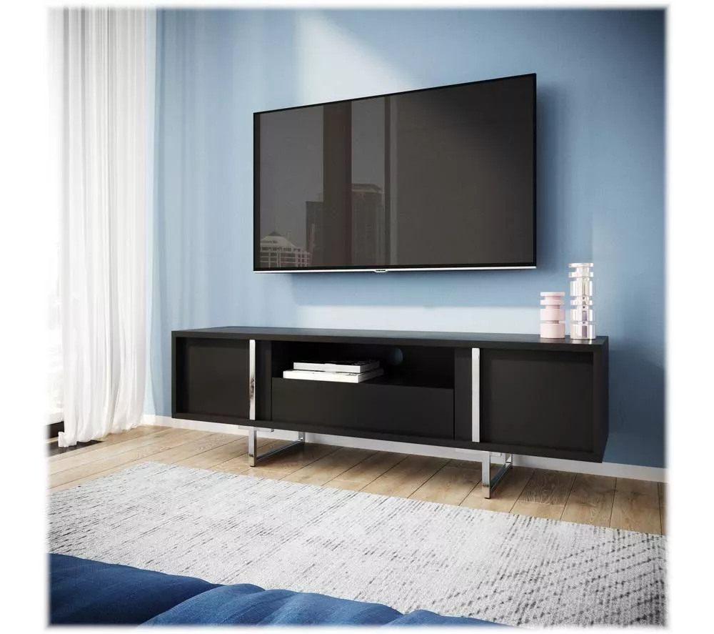 ALPHASON Gallium 1600 mm TV Stand - Black