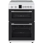 MONTPELLIER MDOG60LW 60 cm Gas Cooker - White & Silver