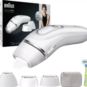 BRAUN Silk-expert Pro 3 PL3233 IPL Hair Removal System - White & Silver
