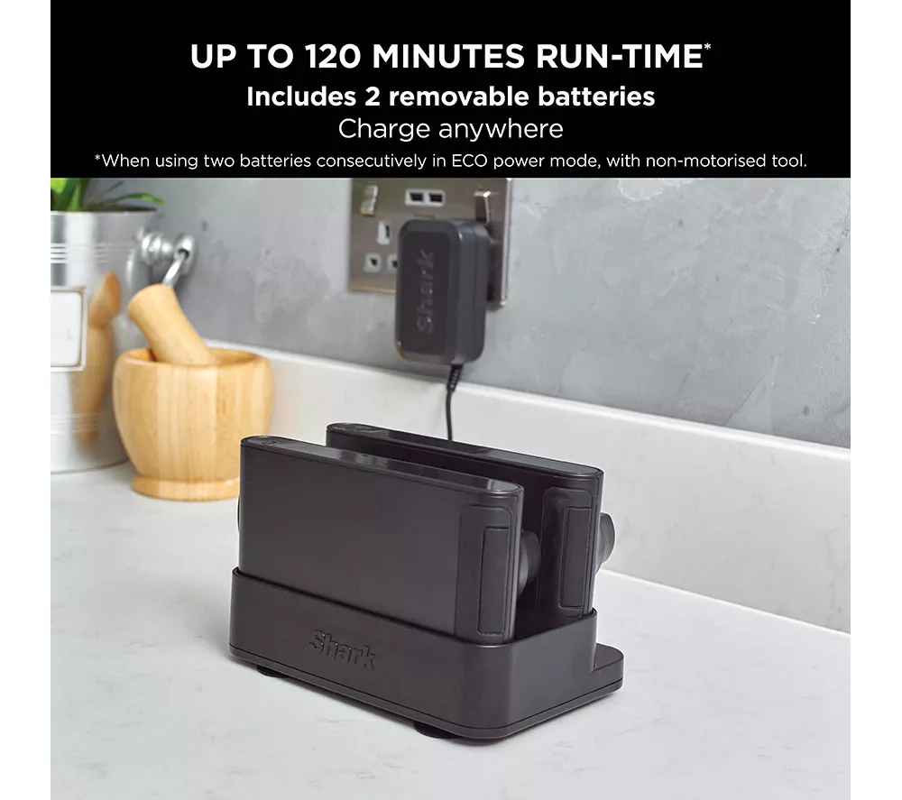 SHARK Stratos Anti Hair Wrap Plus Pet Pro IZ420UKT Cordless Vacuum Cleaner - Silver - Image 8