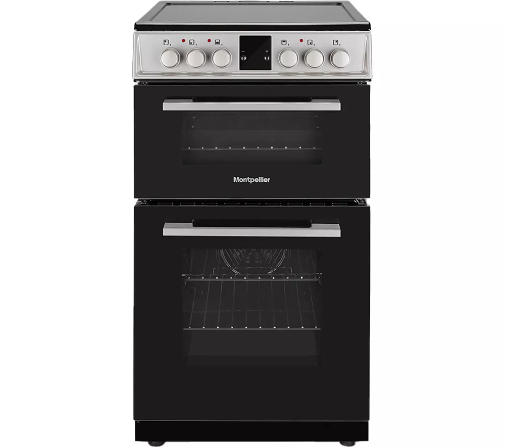 MONTPELLIER MDOC50FS 50 cm Electric Ceramic Cooker - Silver