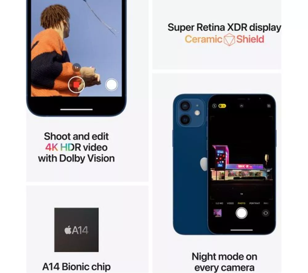 APPLE iPhone 12 - 64 GB White