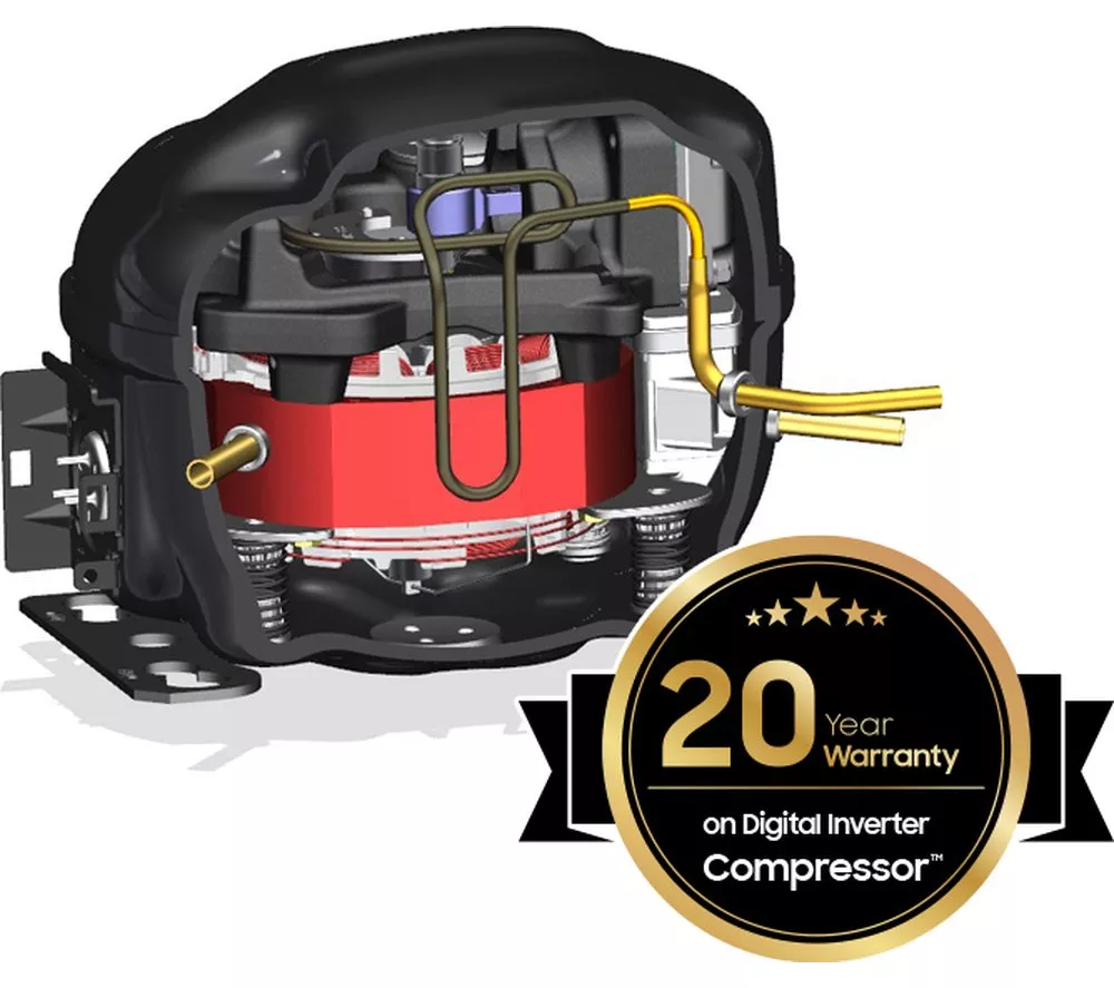 SAMSUNG SpaceMax BRZ22720EWW/EU Integrated Tall Freezer - Fixed Hinge - Image 6