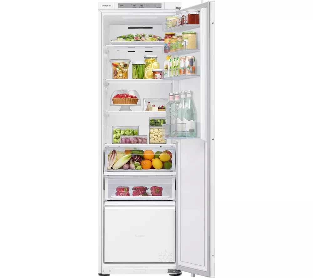SAMSUNG SpaceMax BRD27600EWW/EU Integrated Tall Fridge - Sliding Hinge