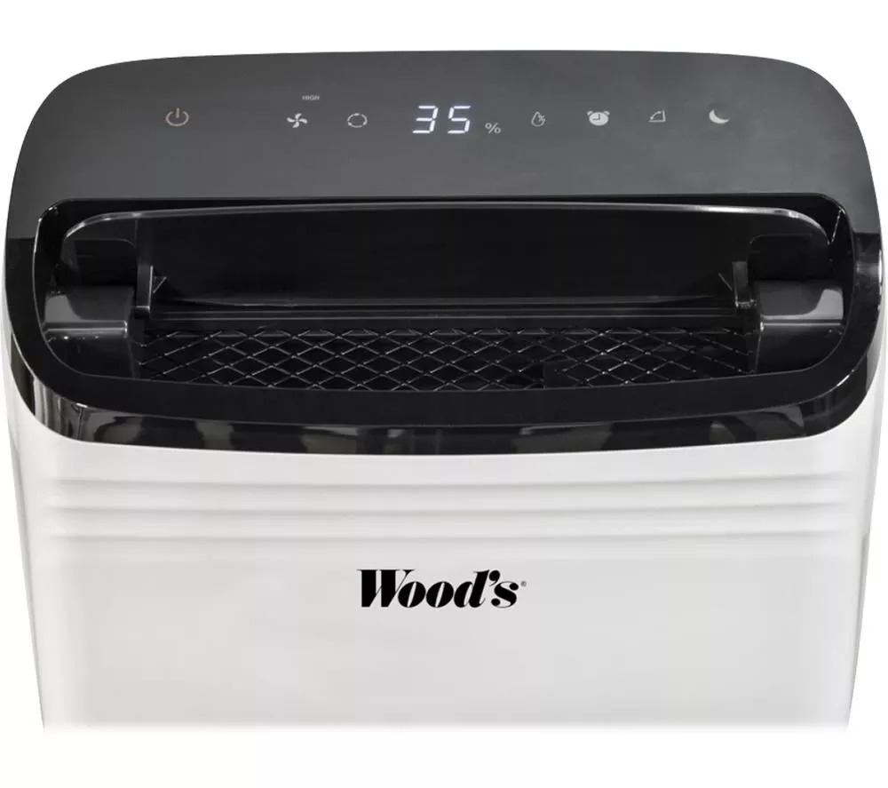 WOODS MDK21 Dehumidifier - White & Black