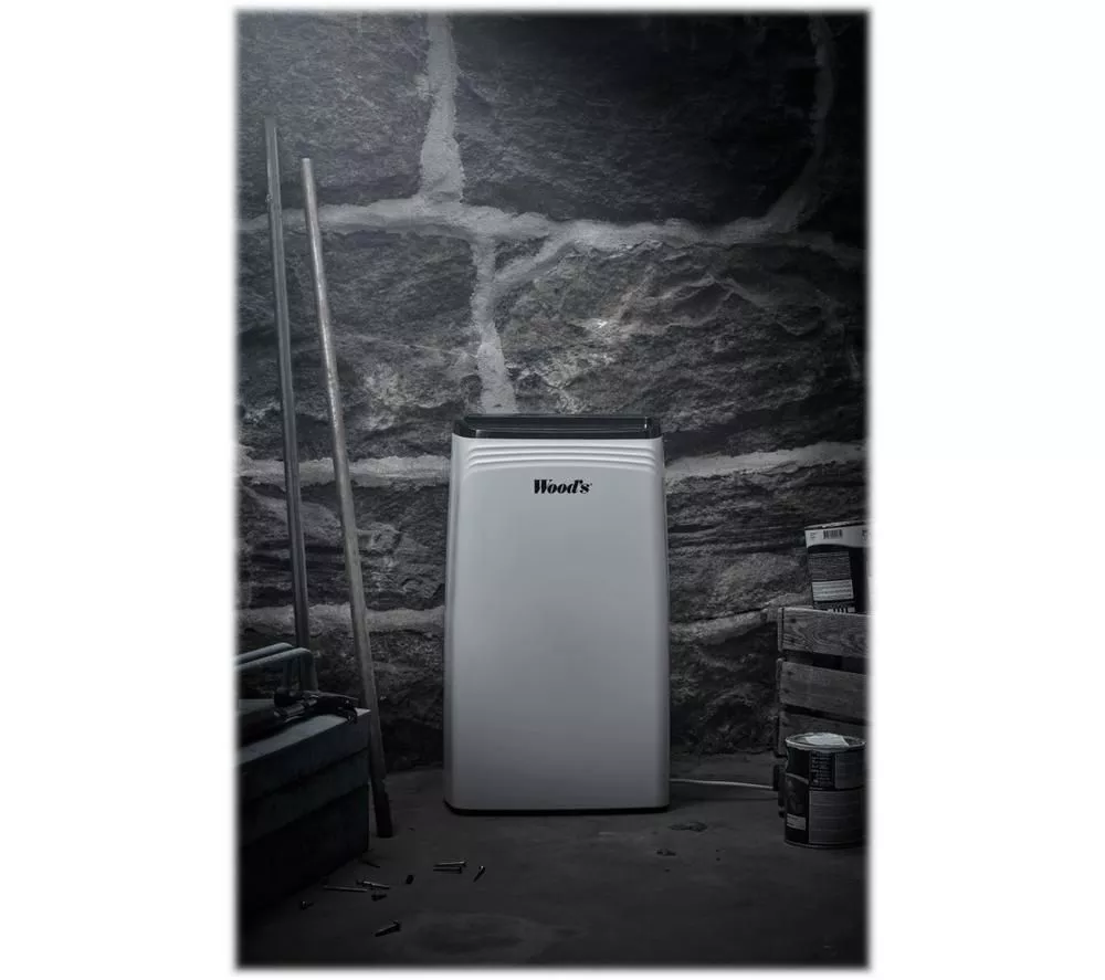 WOODS MDK21 Dehumidifier - White & Black