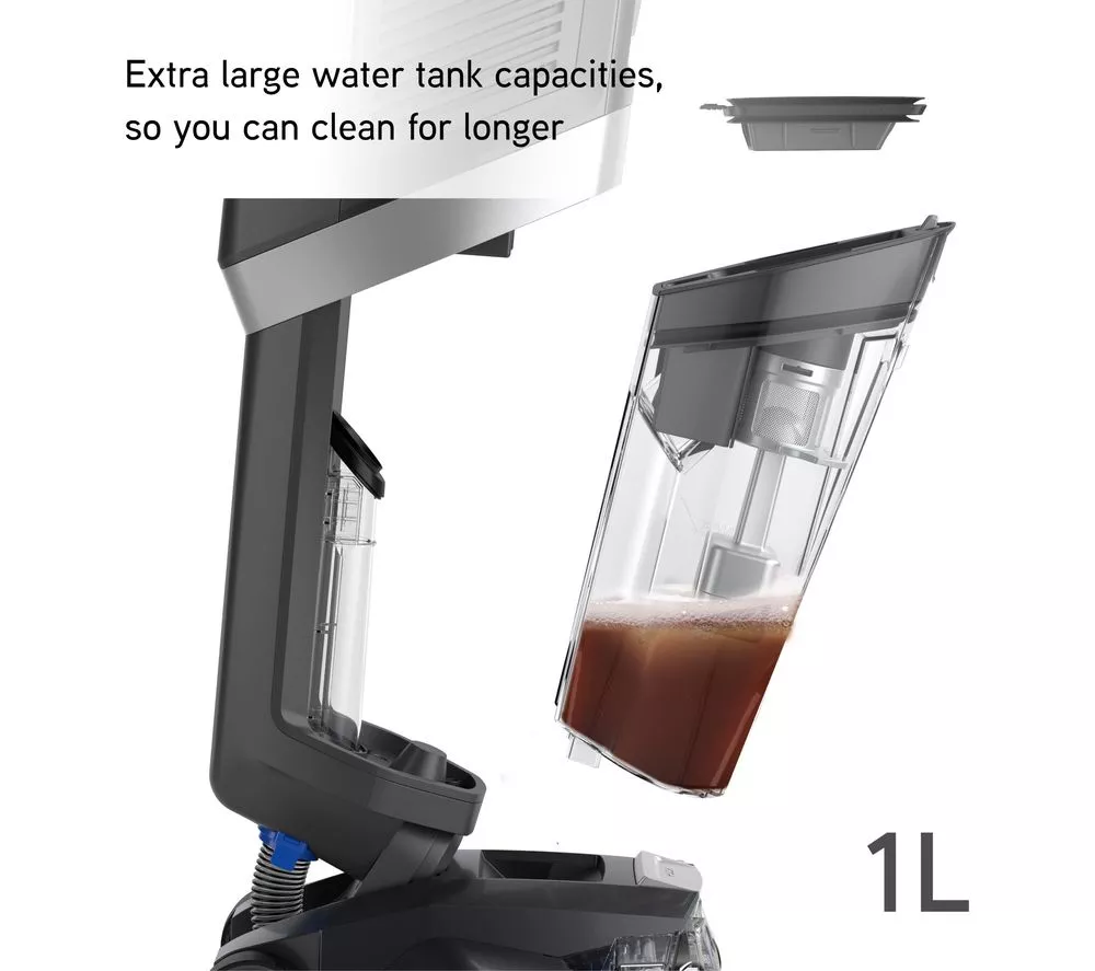 VAX ONEPWR Glide 2 Upright Hard Floor Cleaner - Graphite & Blue - Image 3