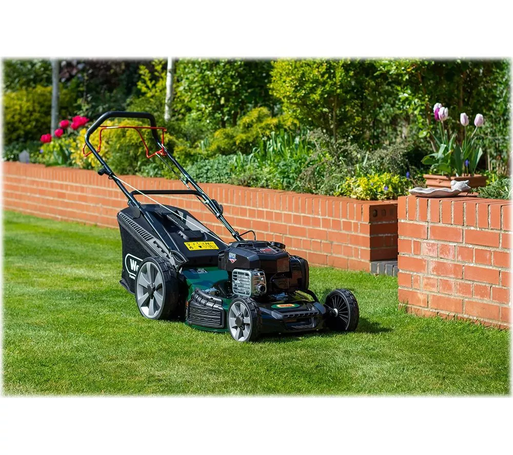 WEBB WER18HW4 Supreme Cordless Rotary Lawn Mower - Green & Black