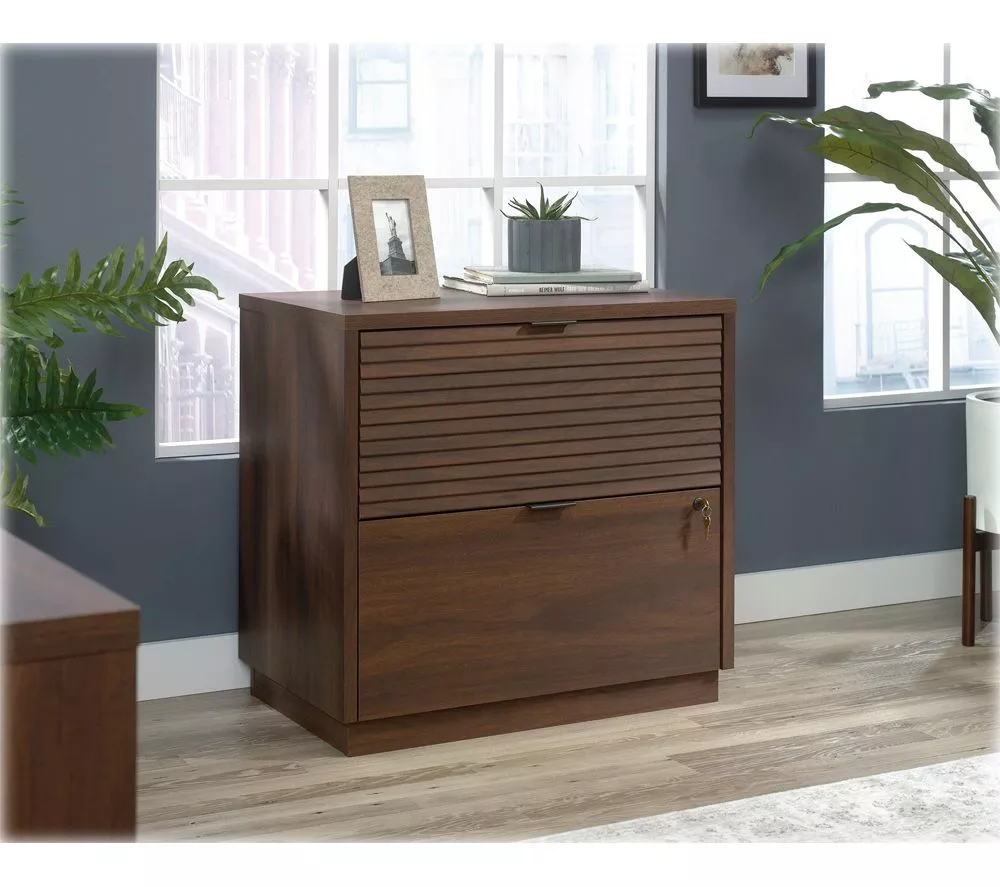 TEKNIK Elstree Lateral Filing Cabinet - Spiced Mahogany - Image 2