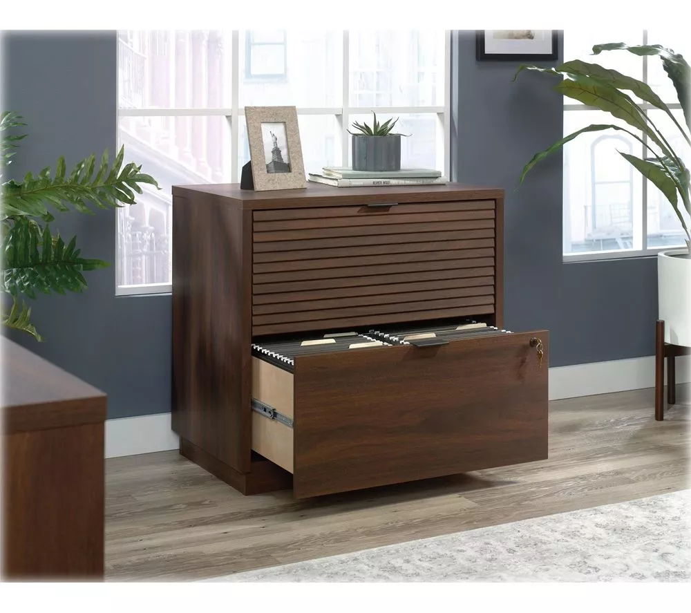 TEKNIK Elstree Lateral Filing Cabinet - Spiced Mahogany - Image 3