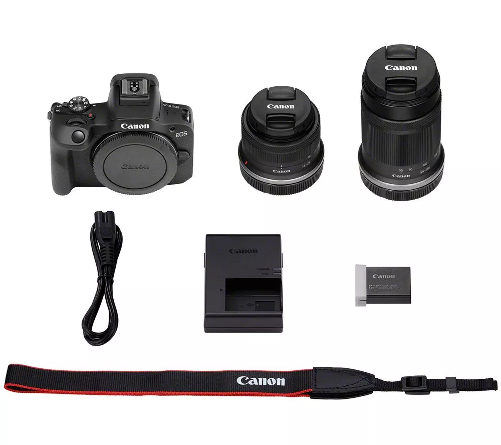 CANON EOS R100 Mirrorless Camera with RF-S 18-45 mm f/4.5-6.3 IS STM & 55-210 mm f/5-7.1 IS STM Lens - Image 5