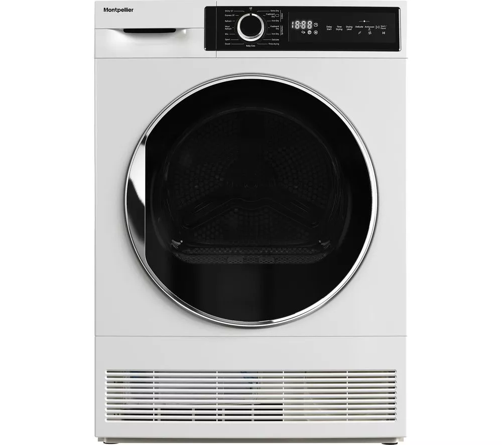 MONTPELLIER MTDC8SDW 8 kg Condenser Tumble Dryer - White