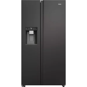 HAIER HSW59F18EIPT American-Style Smart Fridge Freezer - Slate Black