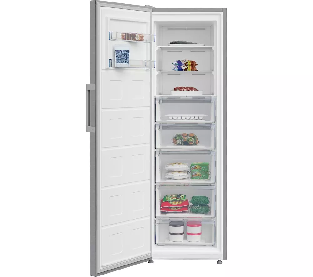 BEKO Pro FNP4686PS Tall Freezer - Stainless Steel
