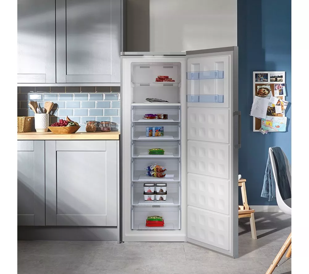 BEKO Pro FFEP5791PS Tall Freezer - Stainless Steel - Image 10