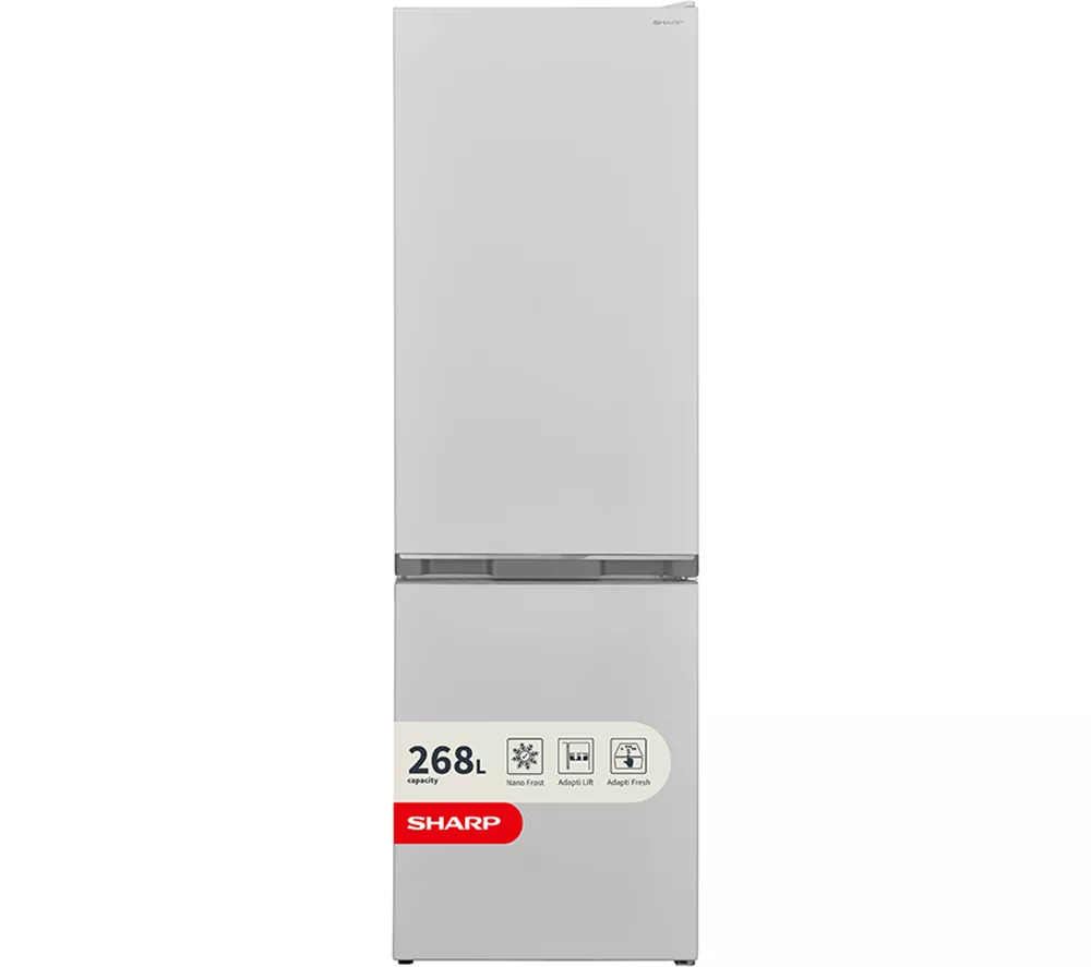 SHARP SJ-BB04DTXWE2-EN 60/40 Fridge Freezer - White