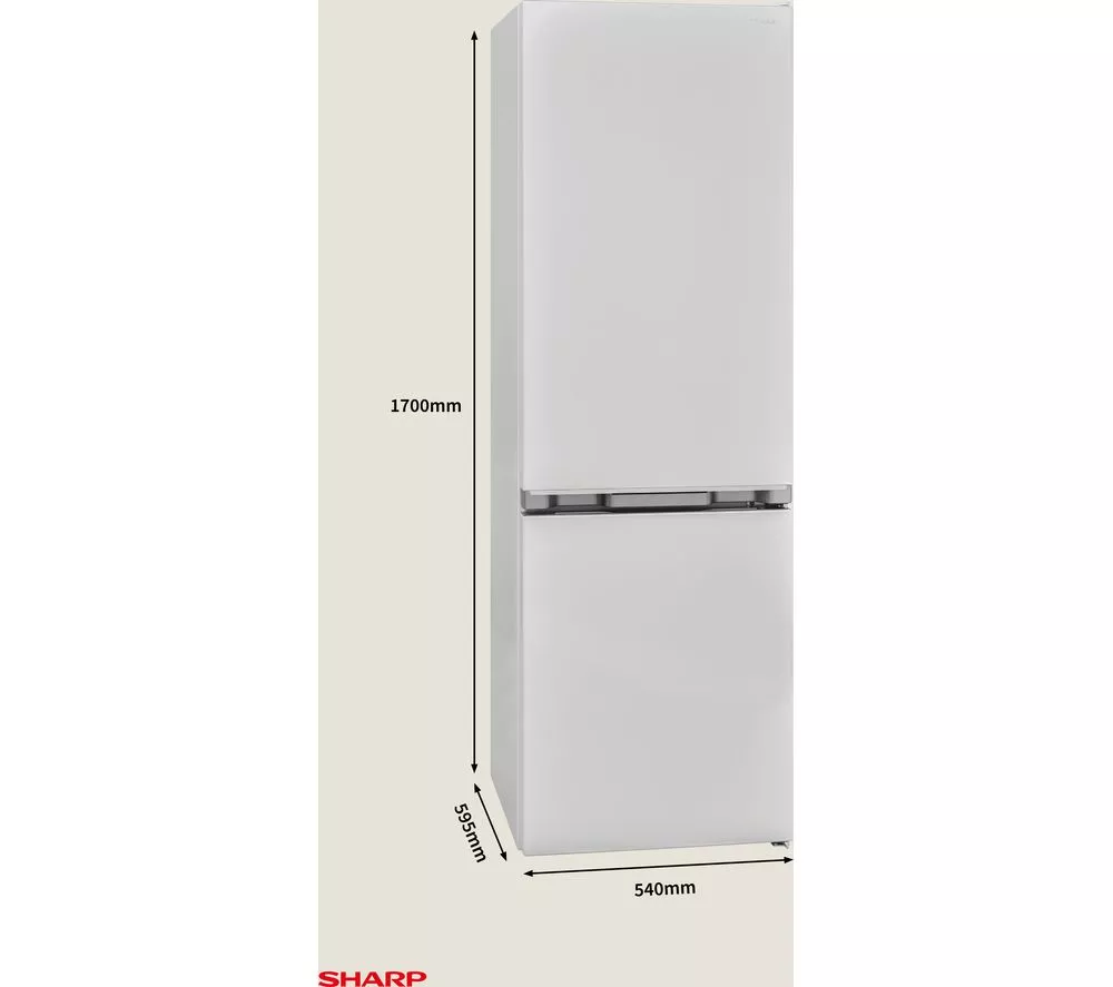 SHARP SJ-BB04DTXWE2-EN 60/40 Fridge Freezer - White - Image 19