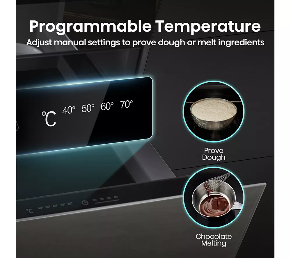 HISENSE BlackLine WDH14BG Warming Drawer - Black - Image 9